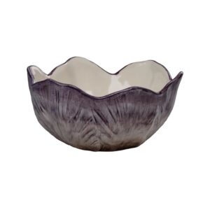 Elisabetta Lilac Flower Cereal Bowl Set of 2 by Abigails
