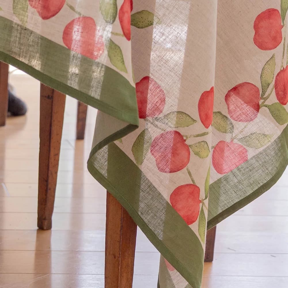 Red Apples Tablecloth by Abigails - Image 2