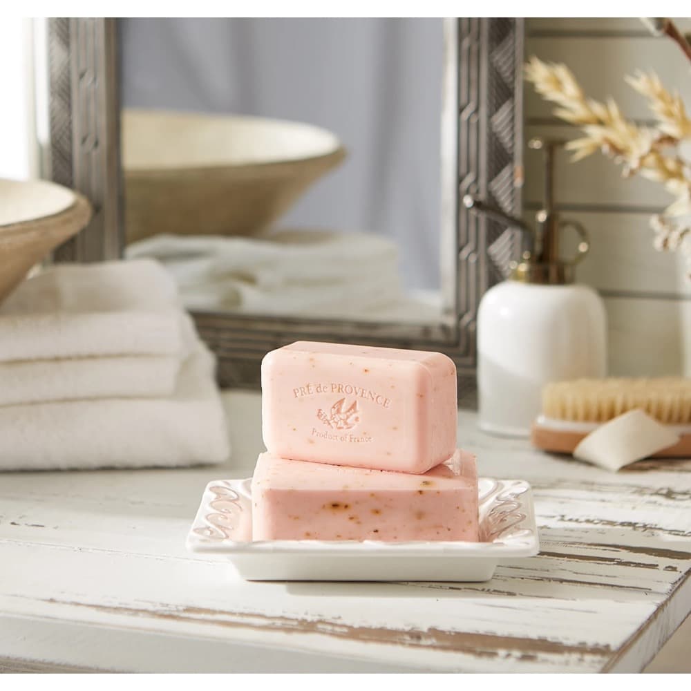 Rose Petal Shea Butter Soap by Pre de Provence - Image 2