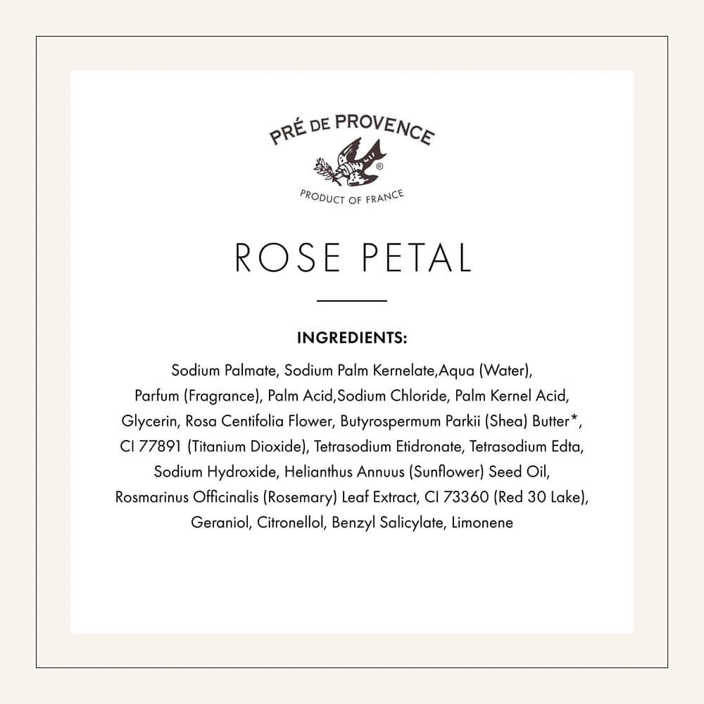 Rose Petal Shea Butter Soap by Pre de Provence - Image 5
