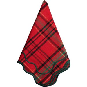 Red and Green Tartan Napkins Set of 8 by Abigails