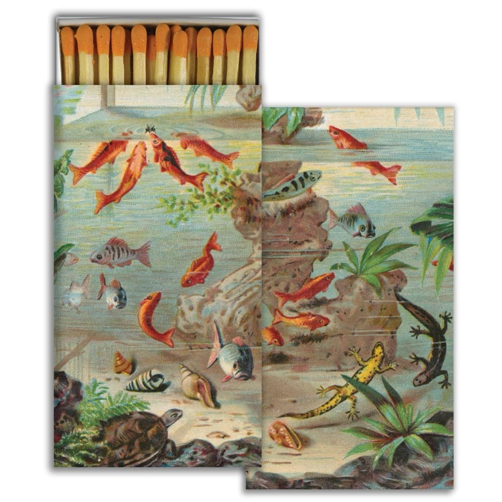 Aquarium Matches Set of 6 Boxes by HomArt