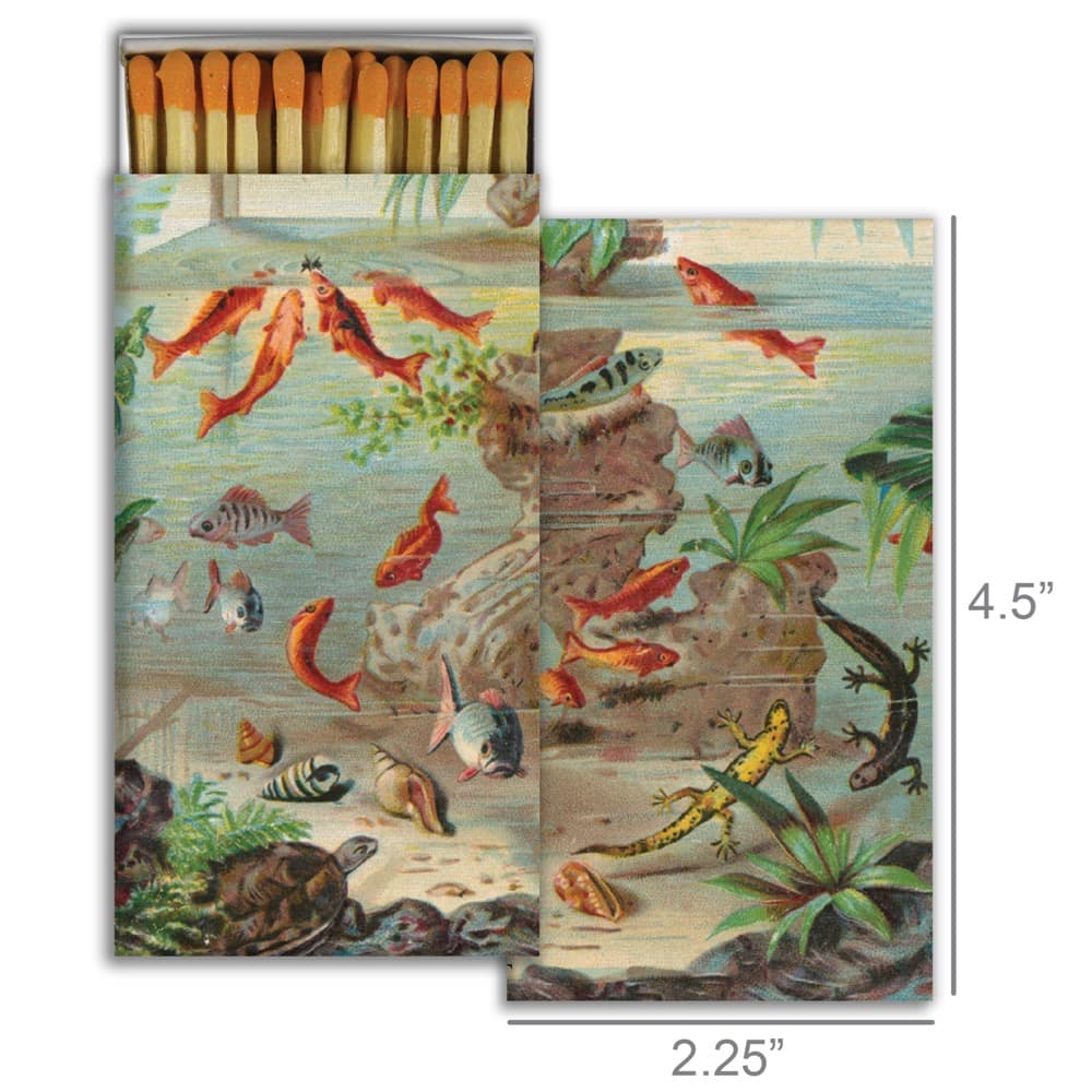 Aquarium Matches Set of 6 Boxes by HomArt - Image 2