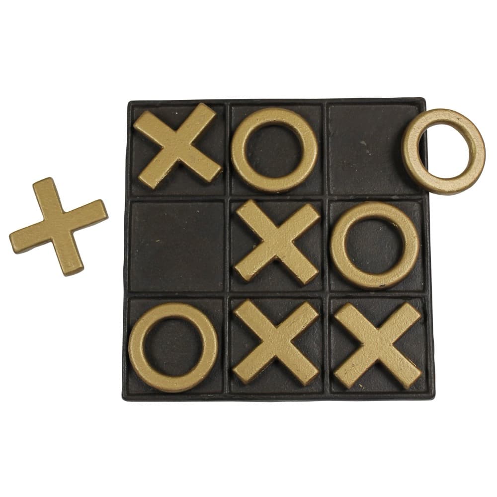 Cast Iron Tic Tac Toe Game by HomArt - Image 3