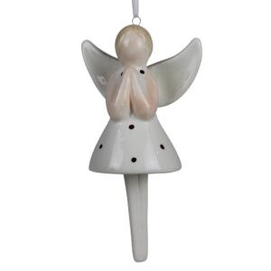 Ceramic Ballerina Ornament Set of 2 by HomArt